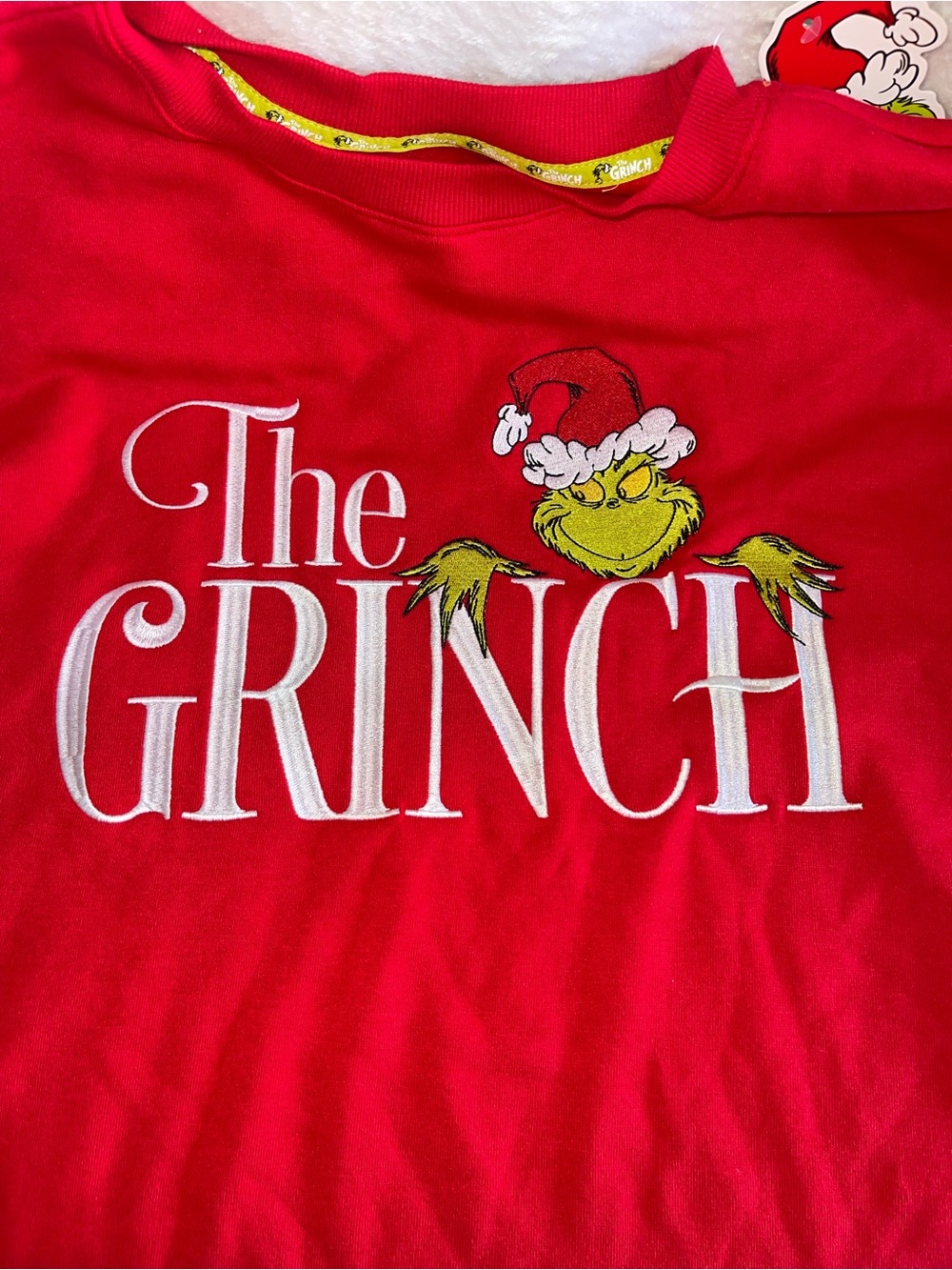 The Grinch Red Women’s 3x Sweatshirt - Licensed Character Top by Hybrid